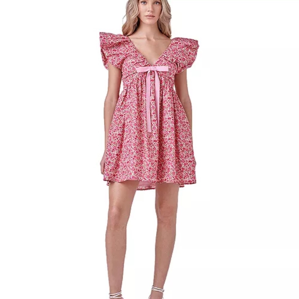 Floral Pink Dress